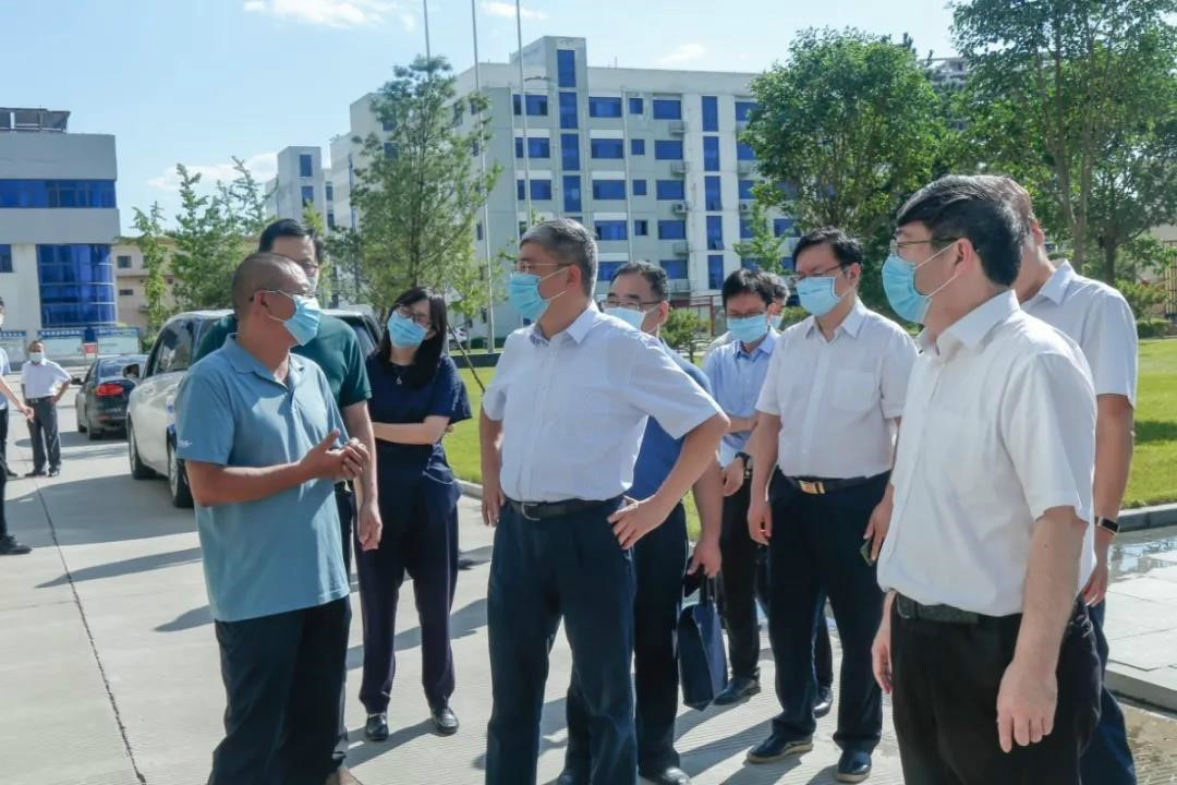 商务部自贸区港司向导莅临6008集团官方网站药业考察调研